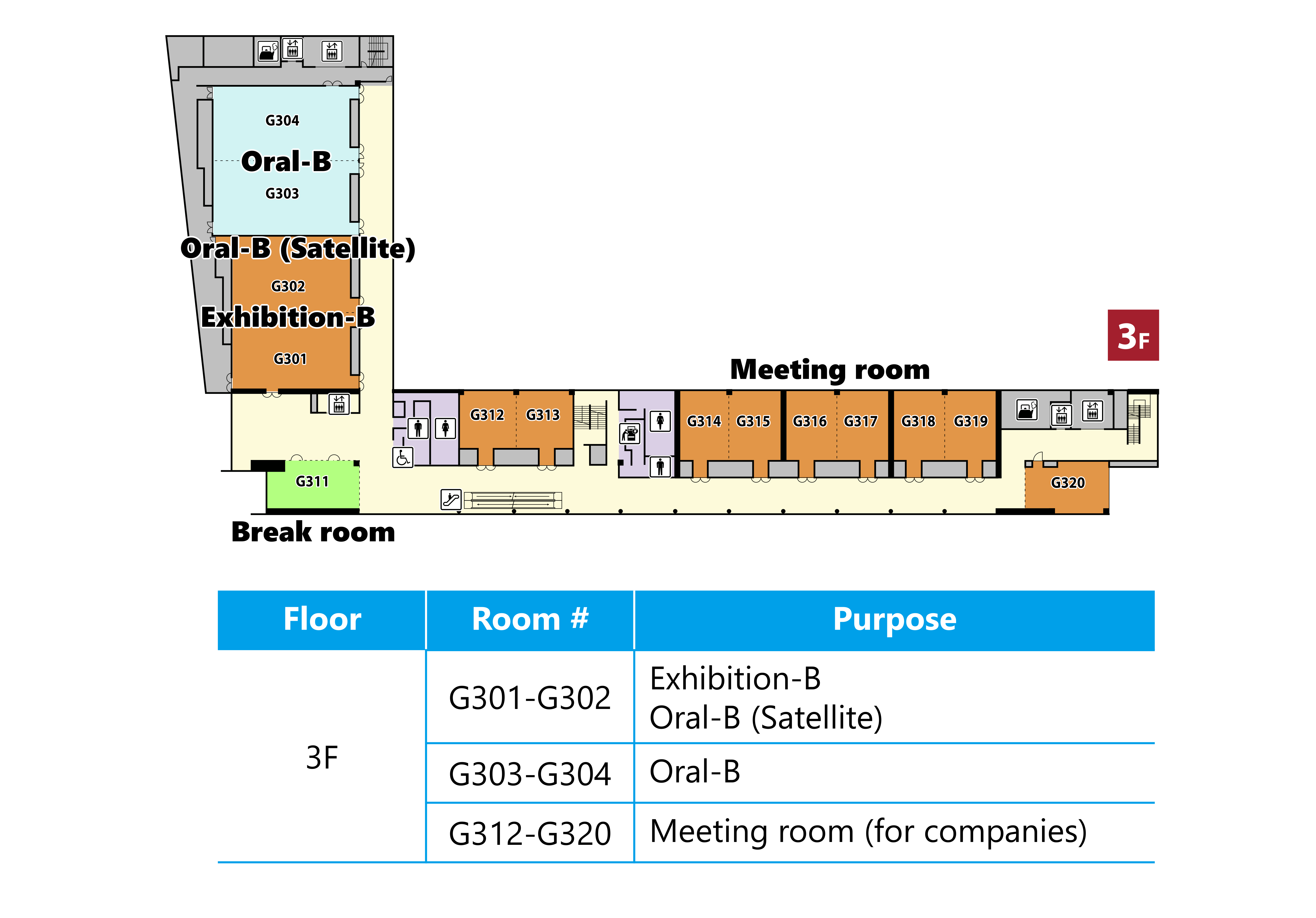 3F Floor Layout
